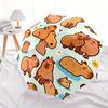 1pc Capybara Pattern Automatic Umbrella 8-Bone Design Compact Gear for Outdoor Travel, Perfect Holiday Gift  yy250827027