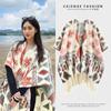 Ethnic Style Fringed Cape Jacket Women'S Shawl Scarf Travel Scarf