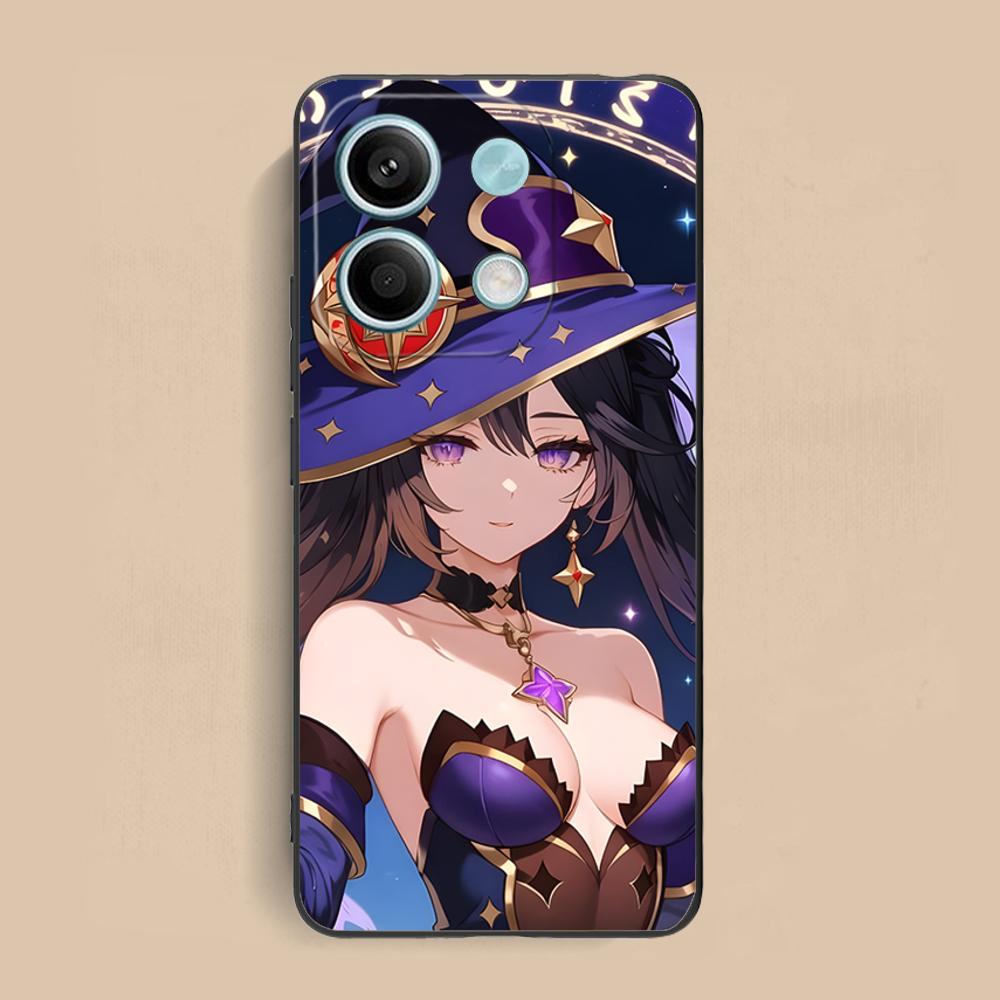 Игровой чехол GI Mona Матовый ТПУ для мобильного телефона Xiaomi Redmi Note 14 13 12 11 S Pro Plus 4G 5G Цветной печатный чехол