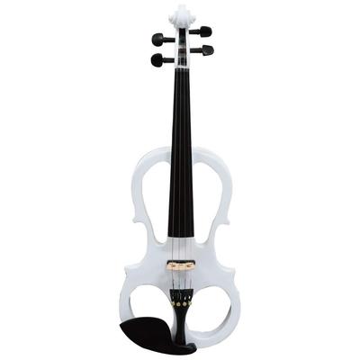 Комплект электроскрипки матовый белый ESV-380 S-WHT