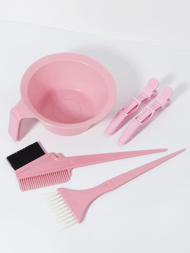 5 шт. профессиональных салонных наборов для окрашивания волос, кисти для окрашивания волос, миски для окрашивания волос, зажимы для волос, Специально для париков из натуральных волос