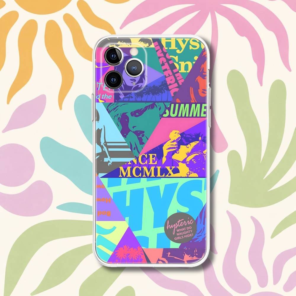 H-Hysteric-S Girl G-Glamour Phone Case For iPhone 17,16e,16,15,14,13,12,11 Mini Pro Max X,XR,XSMAX 8,7 Air Plus Transparent Soft