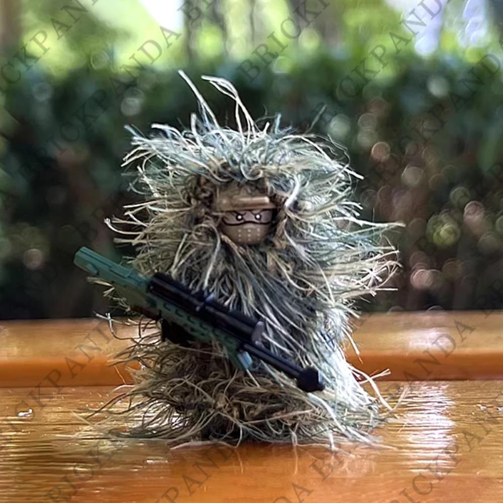 Military All-Terrain Sniper Camouflage Clothing Building Blocks Soldier Figures Weapon AWM Gun Parts MOC Game Bricks Kids Toys