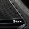 JY856 Car Styling Emblem 3D Speaker Audio Auto Emblem Decorate Sticker For BMW E90 E60 E71 F30 F20 F10 E70 G30 E87 E92 E91 X1 X3 gzsh02