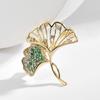 Senior Brooches Flower Leaf Brooch Pins for Women Suit Pendant  Fashion Brooches Jewelry