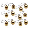 12pcs Hanging Bells with Hanging Rope Wind Chimes DIY Metal Small Bell Pendant for Christmas Tree