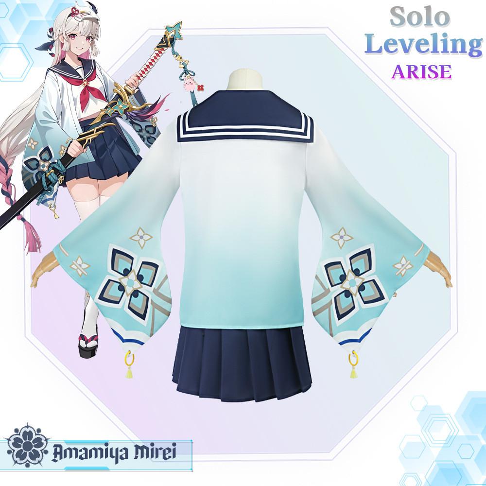 Костюм для косплея Амамия Мирэй из Solo Leveling Arise из дышащего полиэстера для мероприятий Comic Con