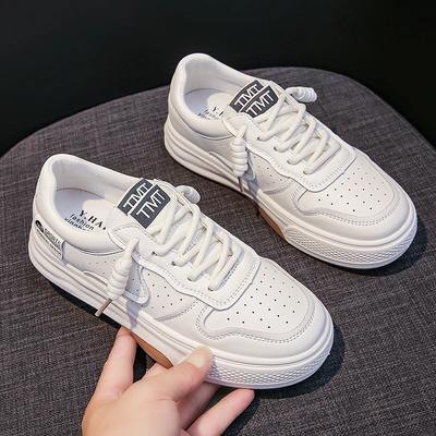 Модная корейская обувь Сабо Платформа Круглый носок На все случаи жизни Женская обувь Повседневные кроссовки 2024 Новые криперы Летнее платье Маленький Рим ПУ Резина