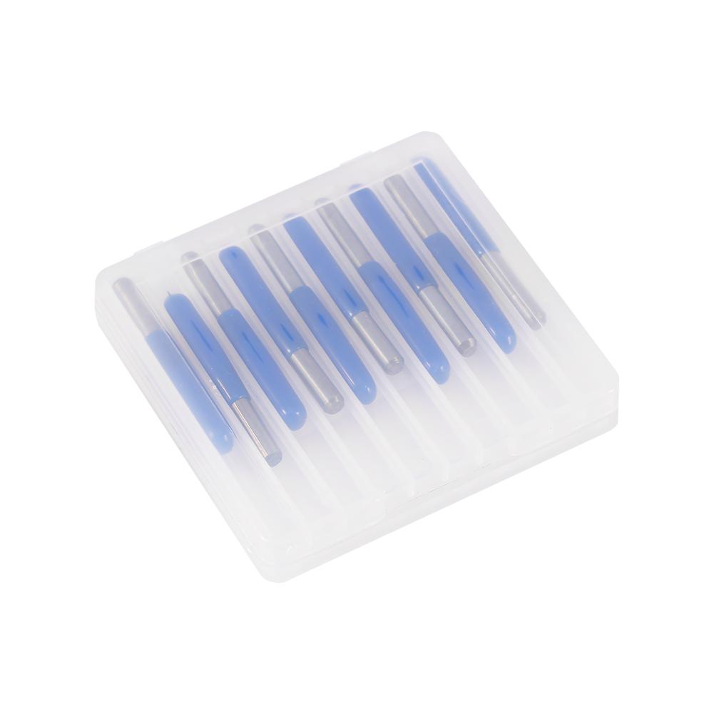 10 шт. 3,175 мм Твердосплавная гравировальная CNC фреза Инструмент для резьбы 10 градусов