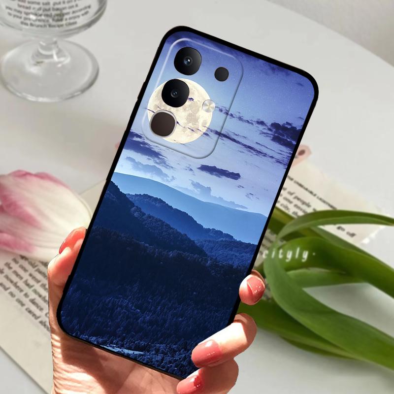 Чехол для Vivo Y29 4G 5G Милый Лев Тигр Мягкий Силиконовый Защитный Чехол для телефона vivo T4x 5G Модный Крутой Бампер Fundas Чехол
