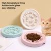 Slow Feeder Pet Bowl Fish-Shaped Stable Base Easy To Clean Bump-resistant Food-grade Pet Feeding Dish