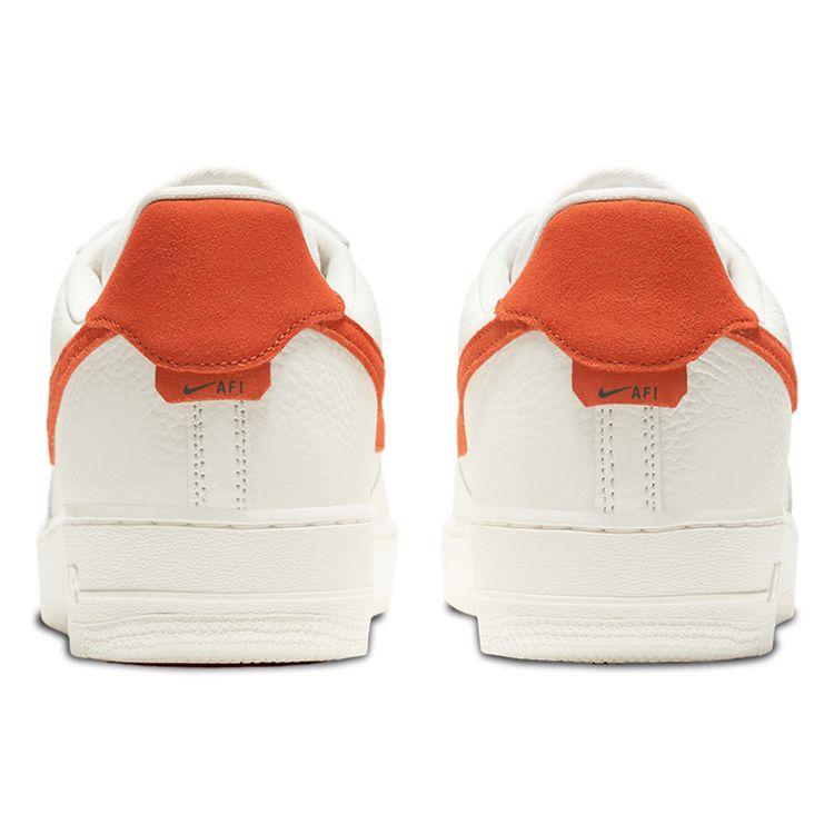 Nike Air Force 1 07 Craft Mantra Оранжевые кроссовки унисекс White Sail Forest CV1755-100