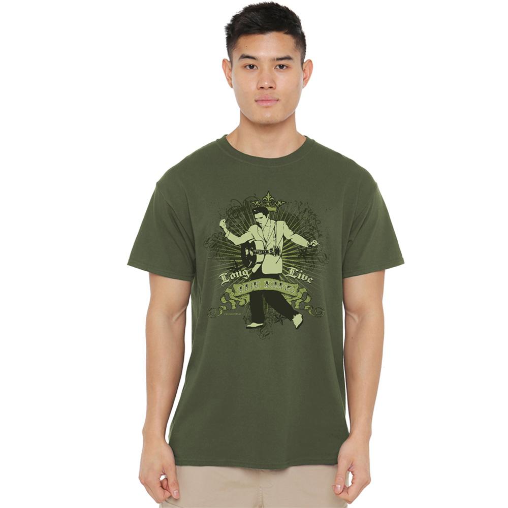 Elvis Presley Unisex Adult Long Live The King T-Shirt