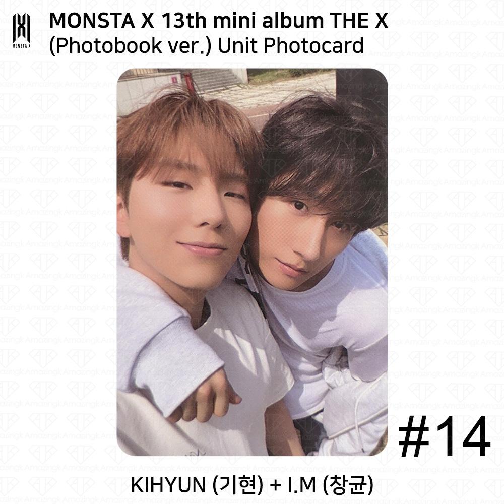 Monsta X 13-й мини-альбом THE X версия фотобука ЮНИТ Закладка Официальная фотокарточка