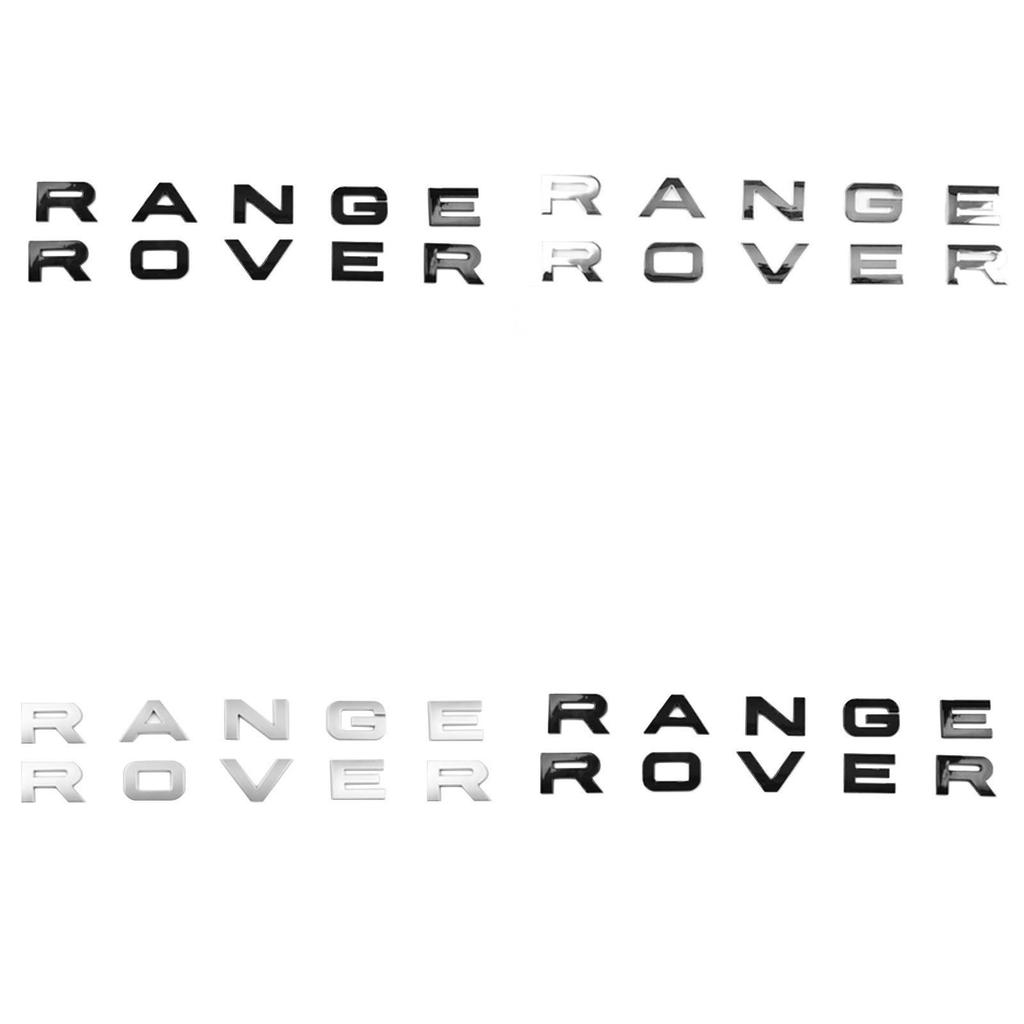 Range Rover Car Logo Decal With Abs Material For Vehicle Identification