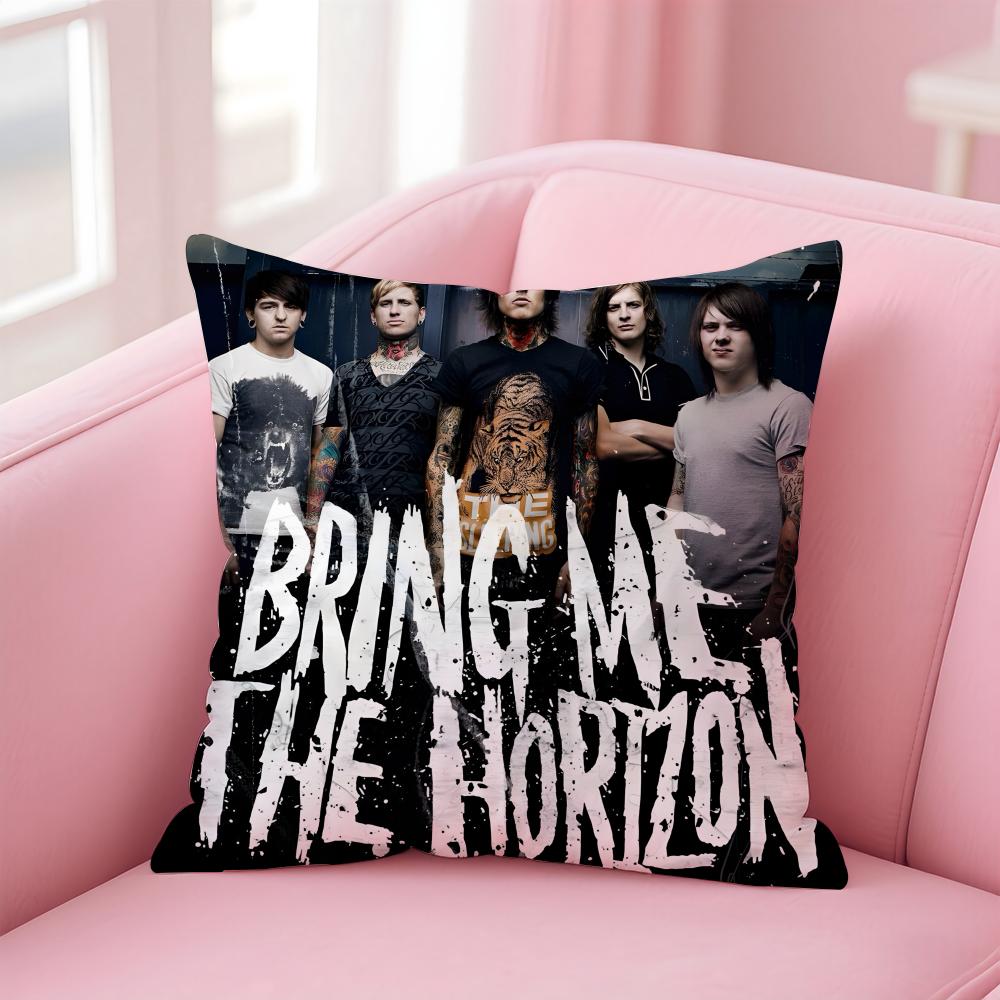 B-Bring Me The Horizon Наволочка Удобная Двусторонняя Наволочка Идеально для Автомобиля Дивана Спальни и Не Только