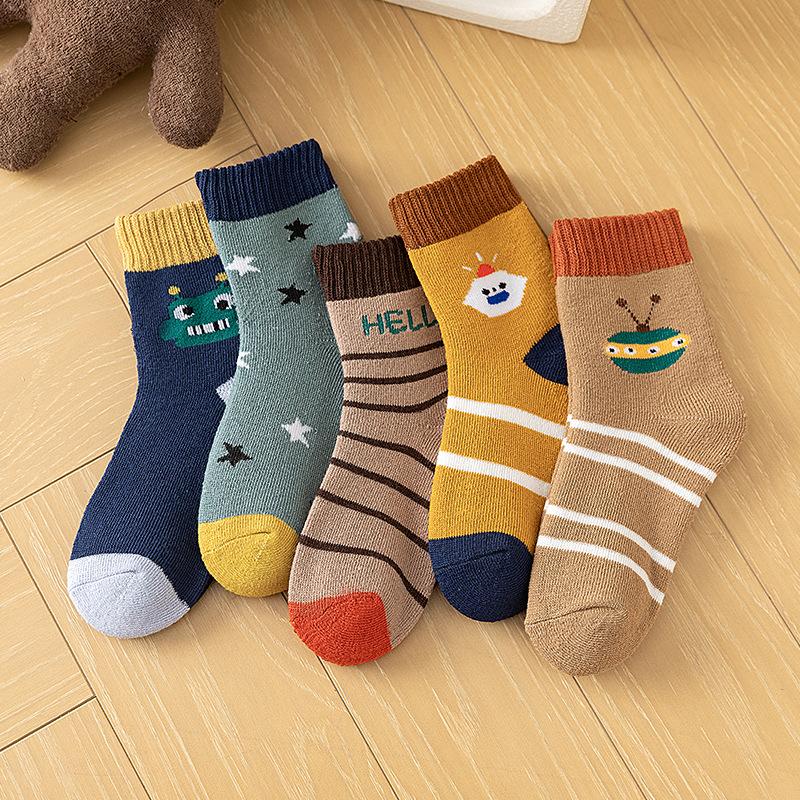 Детские носки среднего размера Love Terry Socks, ветрозащитные, теплые, износостойкие, универсальные, принцесса