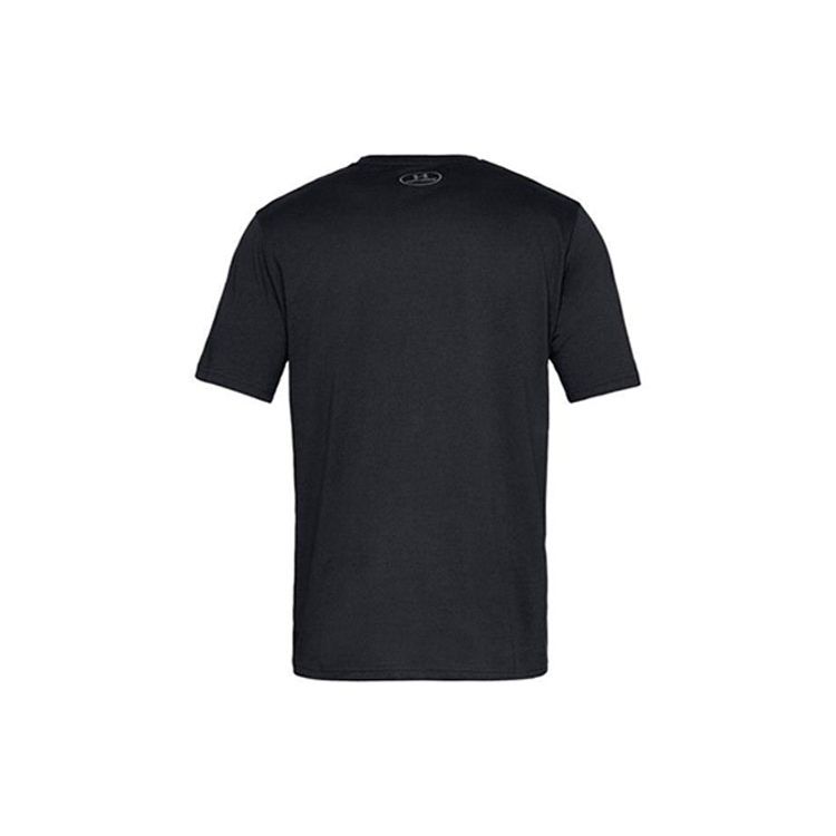 Under Armour Круглый вырез, стандартный крой, футболка, мужские топы, черный цвет 1329583-001