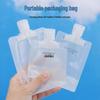 Portable Transparent Travel Bags for Face Wash, Shower Gel, Shampoo and Cosmetics