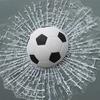 Funny 3D Tennis Football Hit Ball Basketball Crack Window Car Sticker Decoration