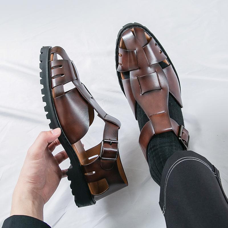 Fashion Luxury Brand Suit Interview Men's Formal Shoes High-end Gold Wedding Shoes Office Men's Business Leather Shoes Breathable Summer