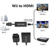 1080P Wii в HDMI Совместимый Видео и Аудио Адаптер Wii в HDMI Совместимый Адаптер Конвертер HD Поддерживает Wii HD Монитор