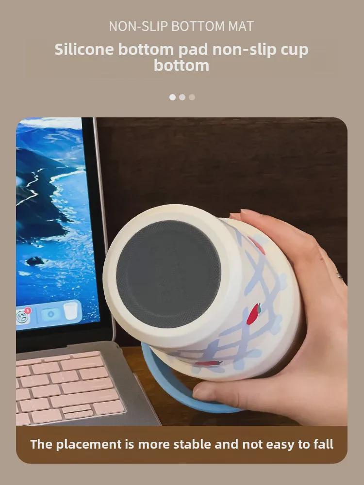 Термос с трубочкой и большой емкостью 2024 для девочек — стильная дорожная и гигантская ледяная чашка