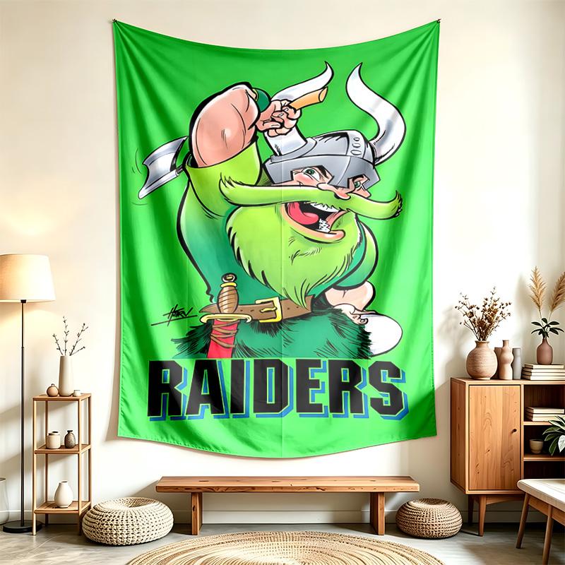 Canberra Raiders (5) Tapestry Suitable For Decorating Homes Dorms And Bedrooms Soft To The Touch And A Perfect Gift For Friends And Family