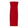 Kaslead New Arrival Women's Clothing Fashion Style Fashion Minimalist Silm Crepe Tube Top Dress 3641006