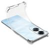 Dropproof Case + 9H Tempered Glass for Oppo A60, Transparent
