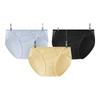 Beneath 303A Women's Lace Modal Antibacterial Mid-Waist Briefs (3-Pack)