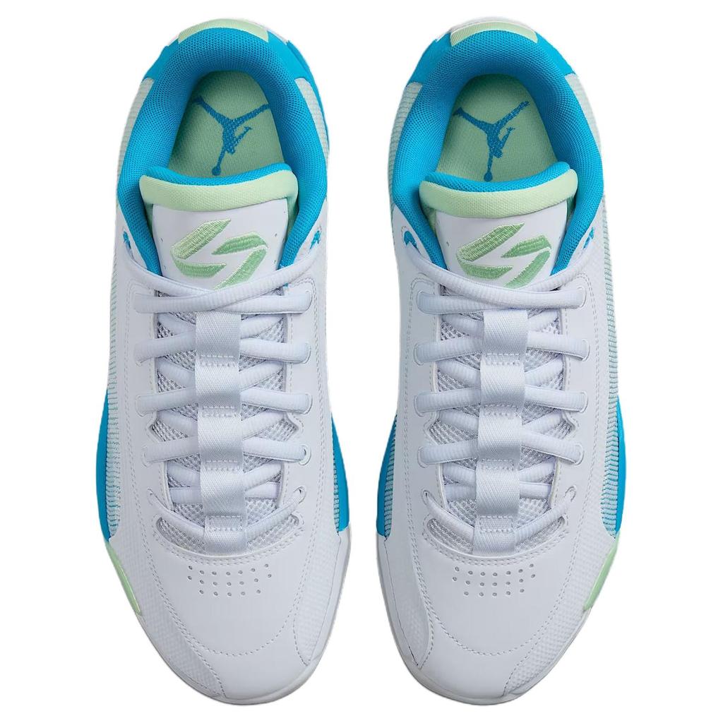 Jordan Luka .77 PF Navigator Удобные Универсальные Прочные Низкие Баскетбольные Кроссовки Унисекс Серый Синий HF0819-002