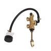 Motorcycle Hydraulic Rear Brake Master Cylinder Pump For Kawasaki Ninja ZX6 ZX6R