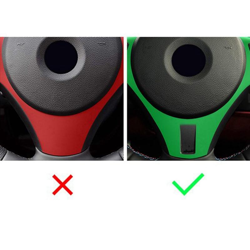 LHD Carbon Fiber Car Steering Wheel Trim For -BMW 3 Series E90 E92 E93 2005-2012 Car Steering Wheel Decoration Cover-M53K