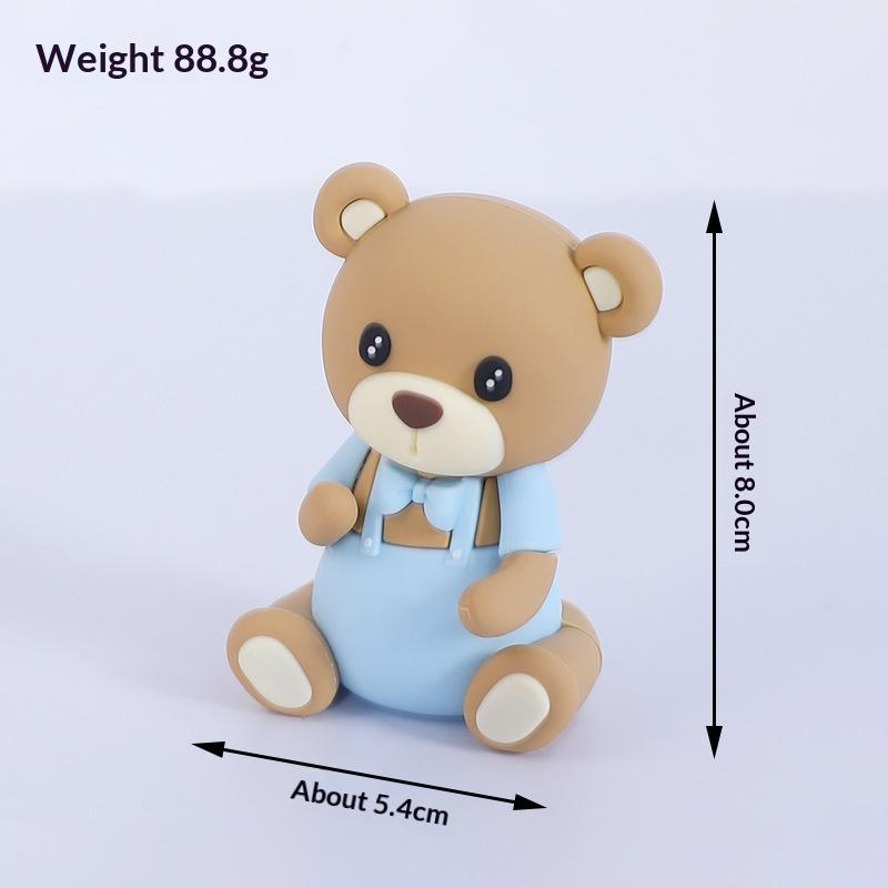 Blue Pink Hot Air Balloon Cake Topper Gender Reveal Party Cake Decoration Kids Boy Girls Birthday Party Supplies Baby Shower