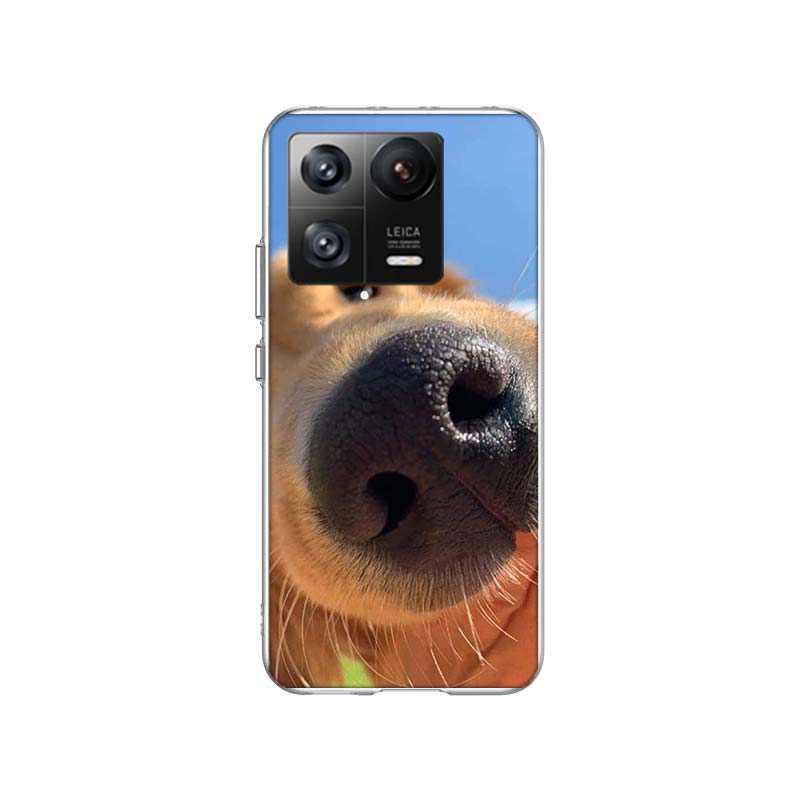 Show You its Cute Dog Nose Phone Case For Xiaomi Poco F7 Ultra X7 X6 M8 M7 M6 M4 M3 Pro X4 Mi 15 15T 14 14T 12T 12S 10T Pro 12 1
