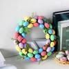 Top Quality 2026 Easter Garland Creative Easter Egg Element Wreath Window Door Garden Gate Decorative Hanging Holiday Party