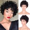Women Short Wigs Black Brown Red Wine Color Synthetic Heat Resistant Fiber Wigs for Women Daily Wear