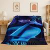Classic W-Wednesday TV Soft Flannel Throw Blanket,Cozy Blanket for Bed,Couch,Sofa,Bedroom,Living Room,Travel,Picnic  Camping
