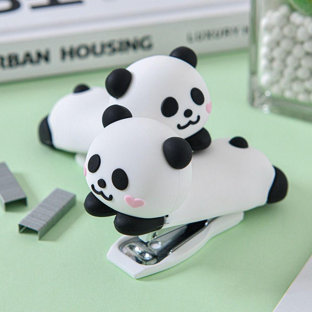 Use 10# Staples Stapler Panda/Astronaut/Dinosaur Stapling Machine Bookbinding Supplies