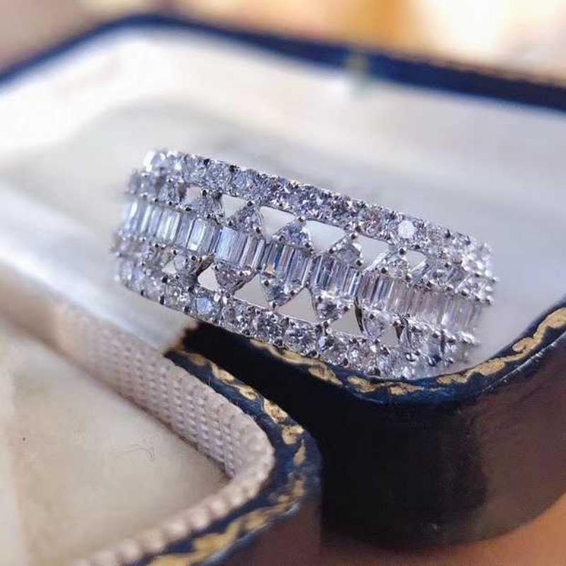 Sace Gems Классическое кольцо из медного сплава с цирконом, женские ювелирные изделия, свадебный подарок для вечеринки