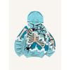 2026 Skull Print Hoodie Men - Lightweight Air Layer Sweatshirt Casual Streetwear Long Sleeve Pullover With Front Pocket