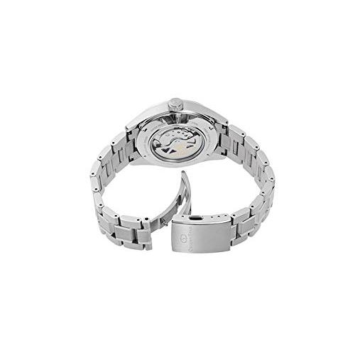 [ORIENT STAR] Мужские автоматические часы с современным скелетонизированным японским механизмом, открытым сердцем, зеленым циферблатом RK-AV0114E, 2 года гарантии