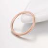 Glitter Matte Slim Band Titanium Steel Finger Ring Bridal Wedding Jewelry Gift