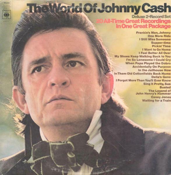 LP Record JOHNNY CASH The World Of Johnny Cash 66237 CBS 1970 UK CountryFolk Used