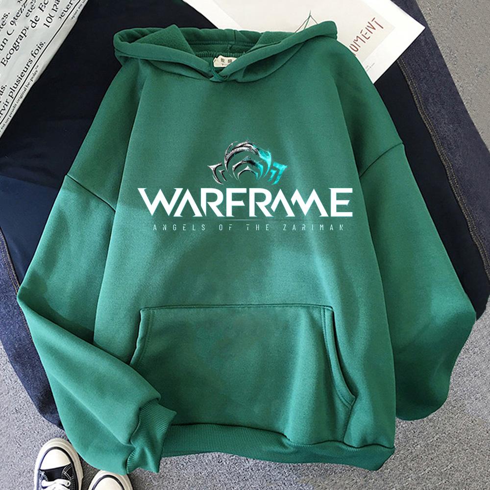 Толстовки с ЛОГОТИПОМ Warframe Комикс Игра с капюшоном Повседневная Удобная одежда Харадзюку Высококачественная Толстовка на осень/зиму С капюшоном