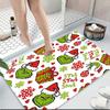 Christmas Grinch Carpet Rug Soft Washable Antislip Home Living Room Sofa Mats Personalized Christmas Rug