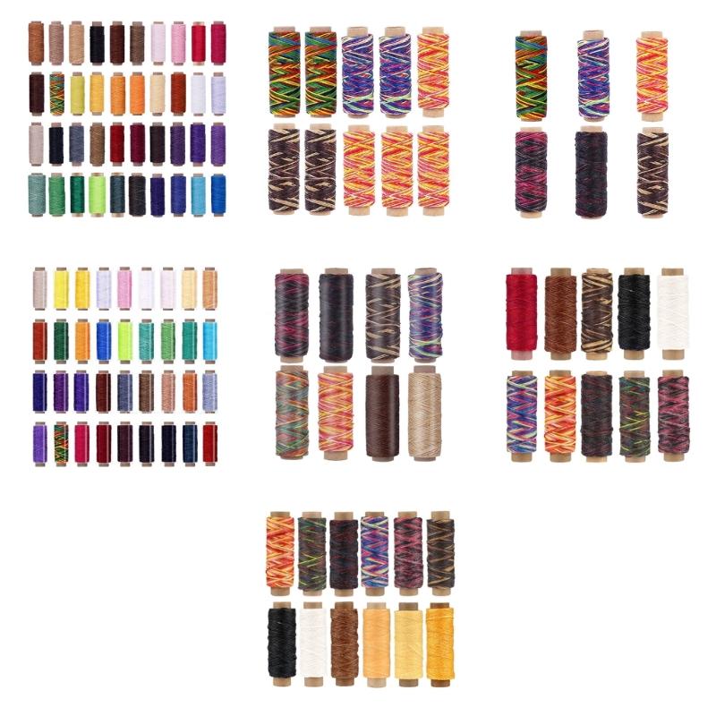 150D нитки для шитья кожи вощеные нитки для шитья кожи переплетные работы своими руками X3UC