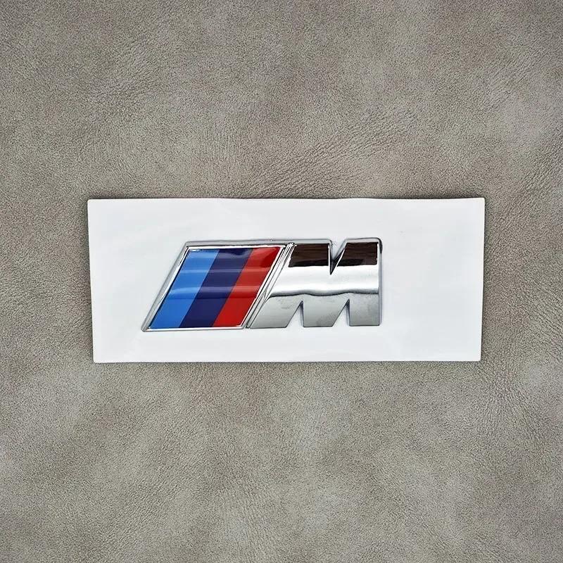 AAAQG1 NEW Car Fender Side Emblem Rear Trunk Badge M Logo Sticker For BMW M M3 M5 M6 X3 E46 E90 F30 G20 E36 E34 G30 Accessories