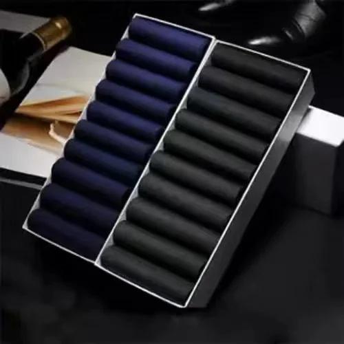 20 пар/лот мужские носки летние тонкие шелковые деловые носки средней длины дышащие антибактериальные ультратонкие черные носки для мужчин